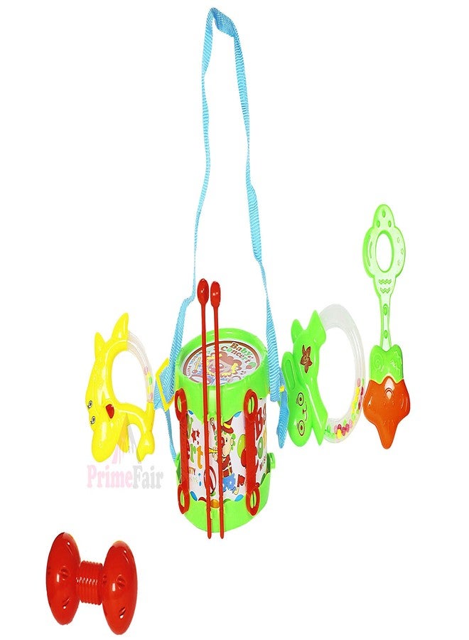 PRIMEFAIR Baby Rattled Kids Entertainment Toys BPA Free Plastic Use, It Makes Different Sounds by Moving it Baby Kid's Birthday Gift's Pack of 4 - Image 5